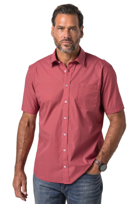 Košile, krátké rukávy, celoplošný potisk, moderní střih, do velikosti 8XL