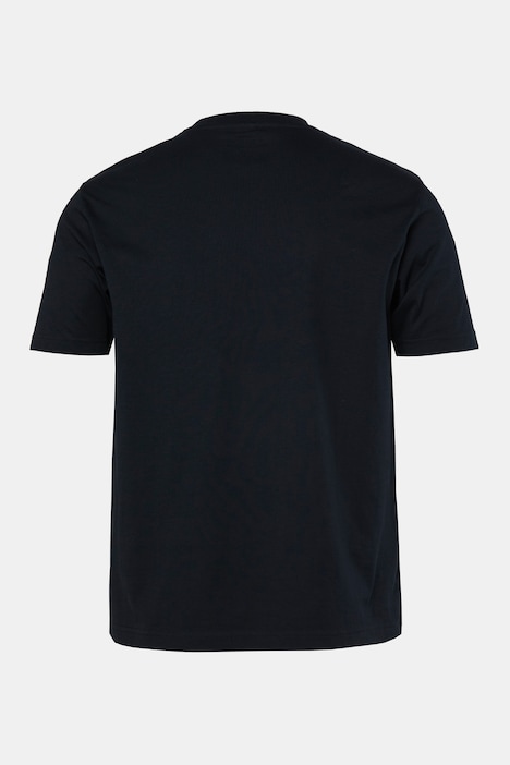 T-shirt, halflange mouwen, print op de borst, tot 8XL