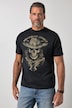 T-shirt, halflange mouwen, print op de borst, tot 8XL