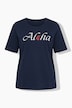 T-shirt, stampa con scritta, classic-fit, scollo tondo, mezze maniche