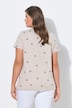 Shirt, V-hals, 1/2 mouw, all-over print