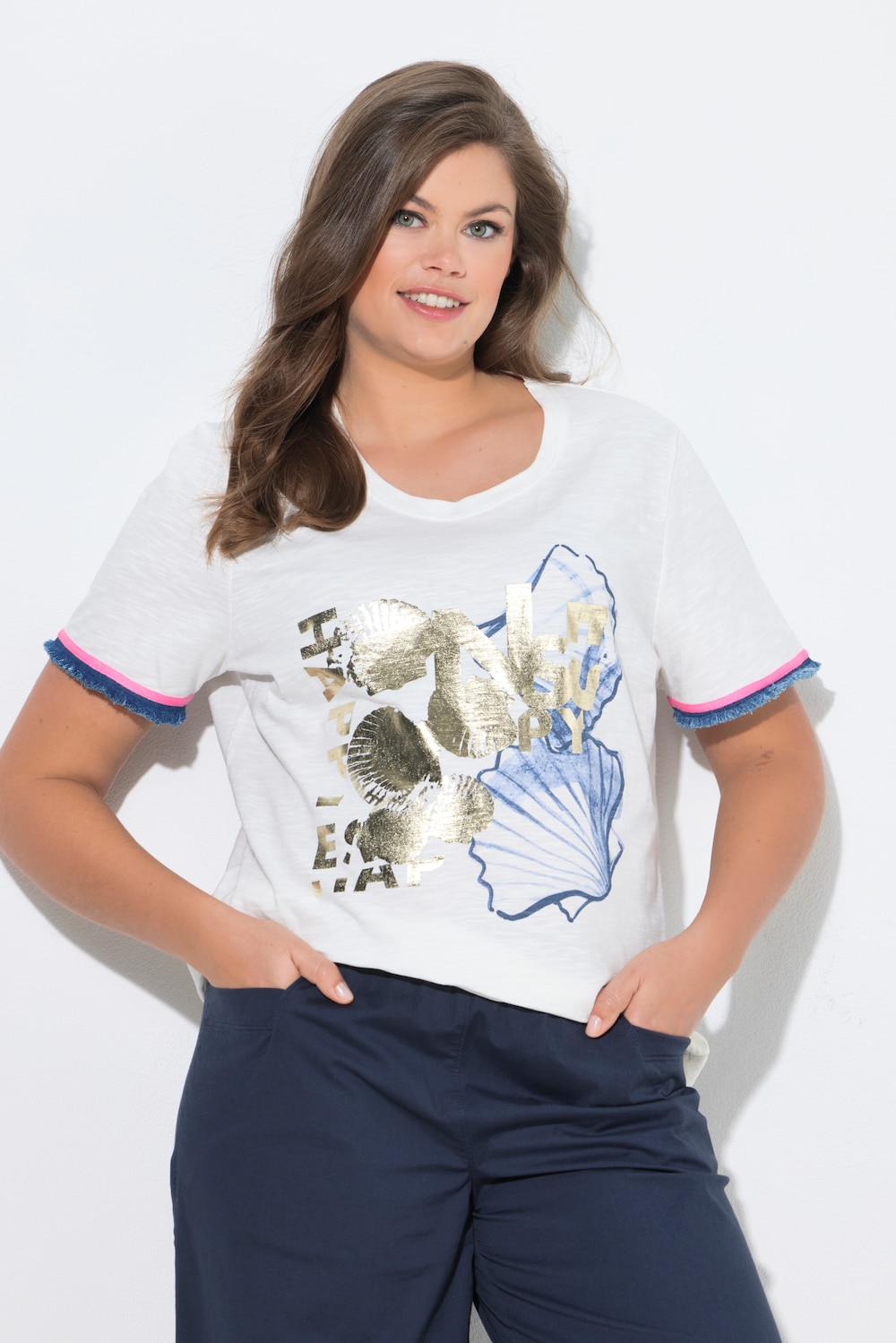 Shirt, Rundhals, 1/2 Arm, Print