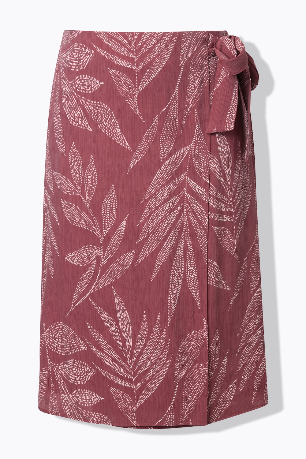 Stora storlekar Omlottkjol, Dam, röd, storlek: 58/60, Viskos/Polyester, Ulla Popken