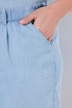 Bermudy z Lyocellu, imitacja dżinsu, szeroka nogawka, elastyczny pas
