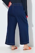 Jean Rose, jambe droite et large, tissu denim stretch