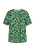 Tričko, oversize střih, leopardí potisk