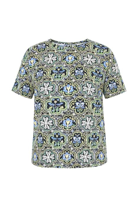 Tričko, oversize střih, s potiskem dlaždic