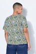 T-Shirt, oversized, Kachel-Print