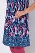 Sleeveless Border Print Jersey Dress