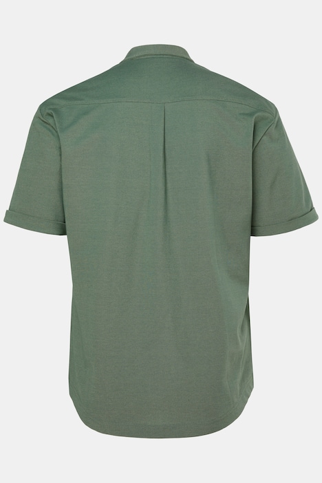 Hemd, Halbarm, extraleichter Piqué, Buttondown-Kragen, Modern Fit, bis 8 XL