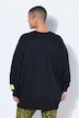 Sweatshirt, Oversize Shape, Ärmel-Patch