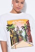 T-Shirt, oversized, Havana-Print