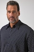 Jersey-Hemd, FLEXNAMIC®, Langarm, Minimal-Muster, Kent-Kragen, Modern Fit, bis 8 XL