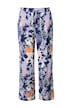 Kalhoty Rose, květinový potisk, široké nohavice, pružný pas