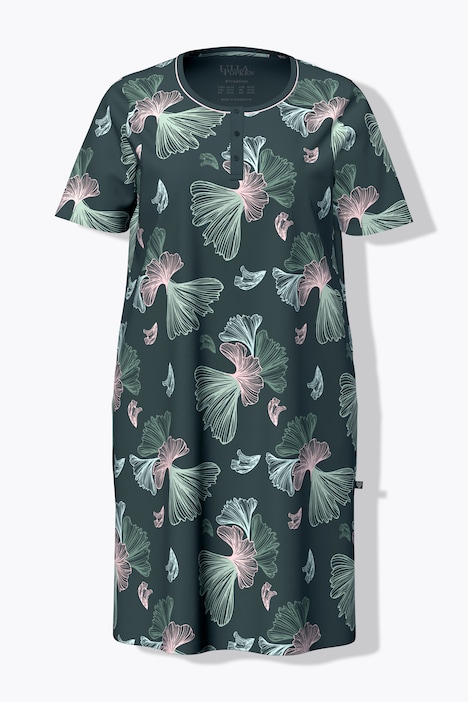 Bigshirts, 2er-Pack, Gingko, Rundhals, Halbarm