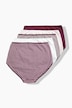 Culottes maxi, lot de 5, motif/uni