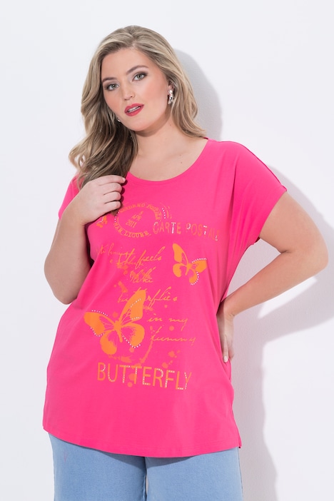 T-shirt motif papillon, coupe Comfort Fit