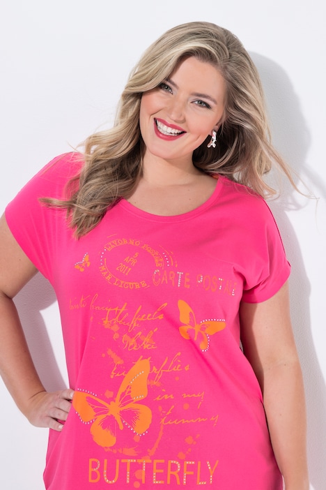 T-shirt motif papillon, coupe Comfort Fit