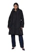 Mantel, Steppmix, wasserabweisend, Kapuze, 2-Wege-Zipper