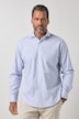 Hemd, Langarm, Minimaldruck, Haikragen, Modern Fit, bis 8XL