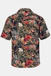 Viskose-Hemd, Halbarm, Cubakragen, Cuba Fit, Alloverprint, bis 8 XL