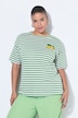 T-shirt dal taglio oversize con righe e applicazione con limoni