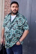 Camicia con vestibilità comoda, stampa allover, colletto ad apertura inglese e mezze maniche, fino alla tg. 8XL
