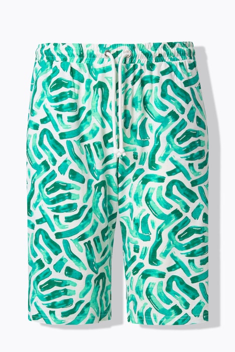 Jersey-Shorts, weites Bein, Elastikbund, Biobaumwolle