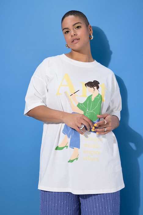 T-paita, oversized, naisaihe