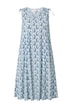 Midi šaty, vzor mušlí, V výstřih, bez rukávů, bio-bavlna