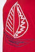 T-shirt, stampa con barchetta, classic-fit, scollo a V, maniche corte