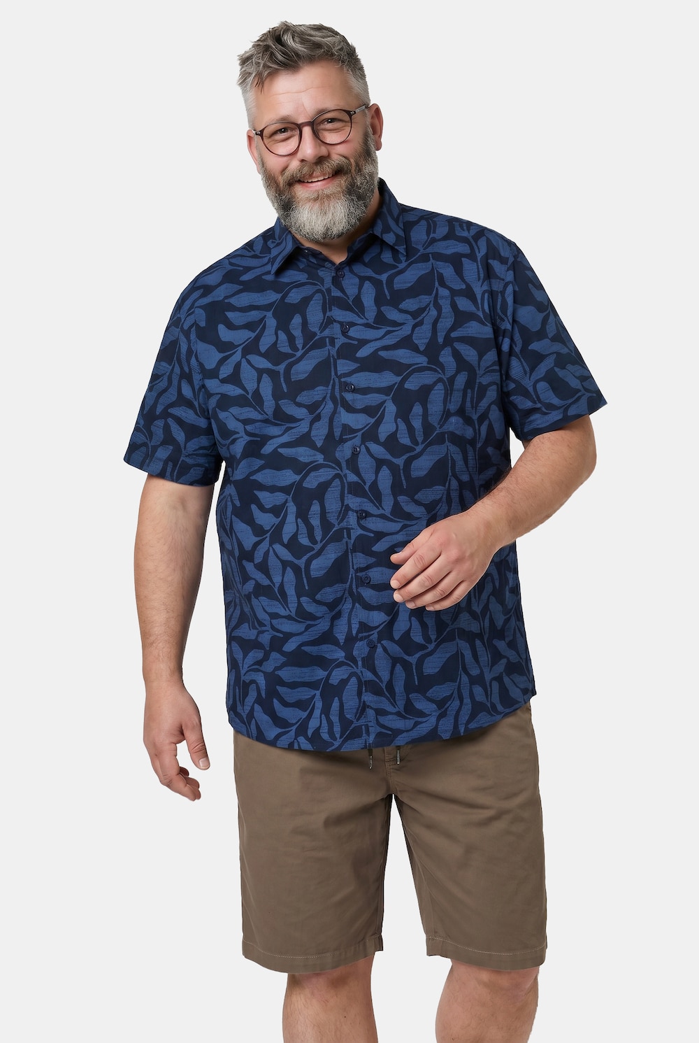 Hemd, Halbarm, Kentkragen, Alloverprint, Comfort Fit, bis 8 XL