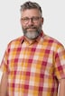 Karohemd, Halbarm, KentkragenSpezialschnitt bis 8 XL, Comfort Fit, bis 8 XL