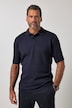 Polo shirt, short sleeve, stomach fit, business look, jacquard jersey, XXL to 8XL