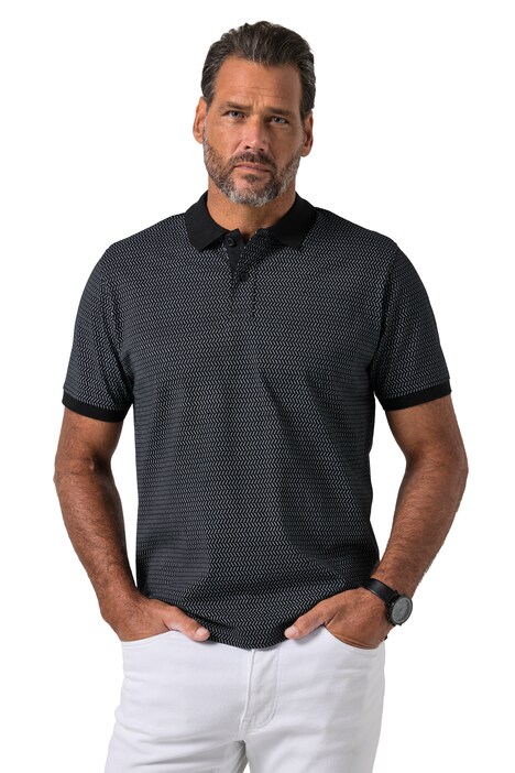 Polotričko, krátké rukávy, žerzej, minimalistický vzor, do velikosti 8XL.