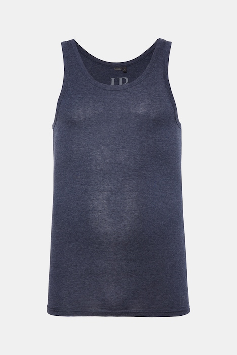 Canottiera, senza maniche, jersey a costine mélange, fino alla 8XL