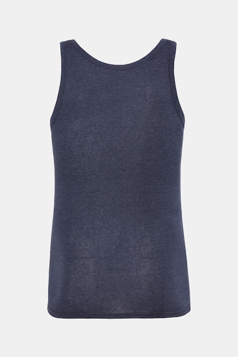 Canottiera, senza maniche, jersey a costine mélange, fino alla 8XL