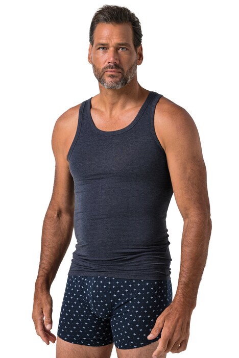 Žebrované tílko bez rukávů, do velikosti 8XL