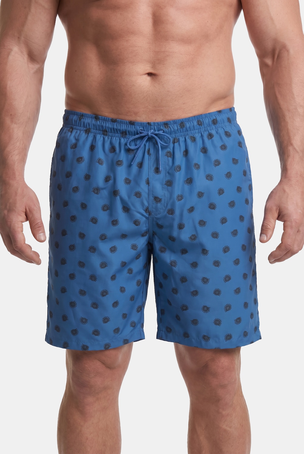 Badeshorts, Bauchfit, Alloverprint, Elastikbund, bis 8 XL