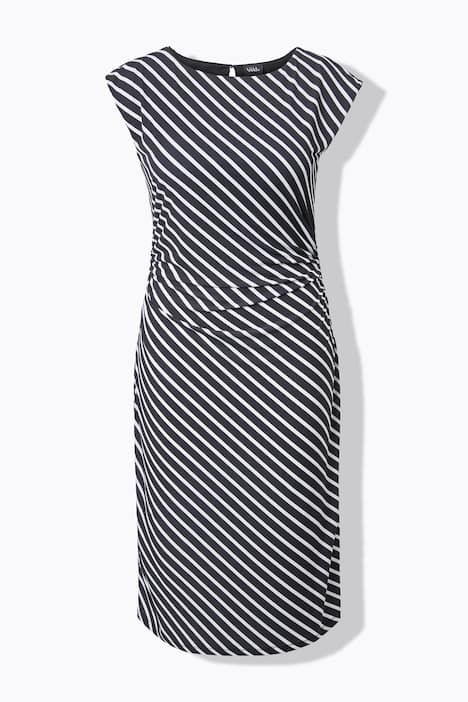 Striped Sleeveless Jersey Dress