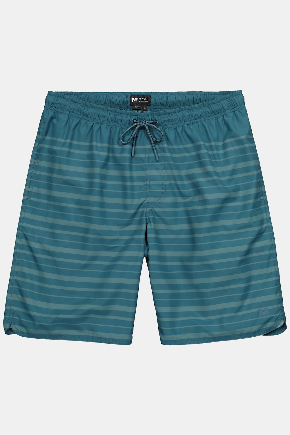 Badeshorts, Bauchfit, Ringel, Elastikbund, bis 8 XL