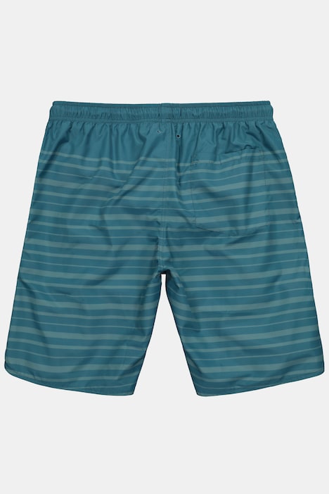 Badeshorts, Bauchfit, Ringel, Elastikbund, bis 8 XL