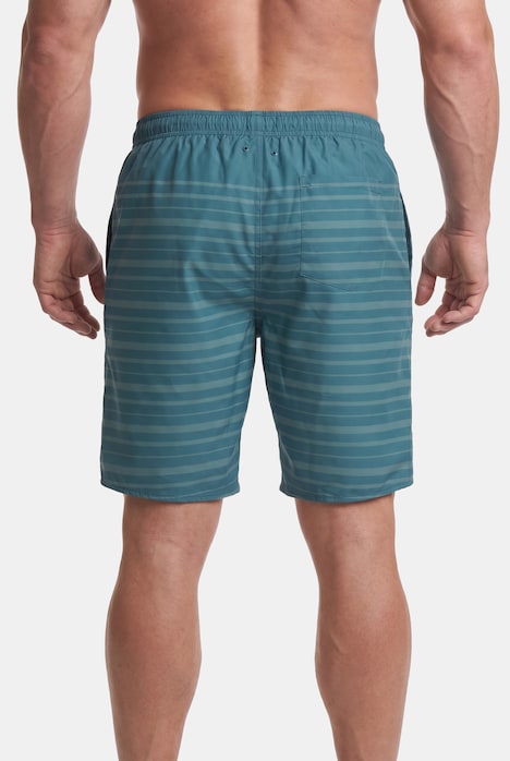 Badeshorts, Bauchfit, Ringel, Elastikbund, bis 8 XL