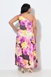 Electric Orchid Asymmetric Maxi Dress