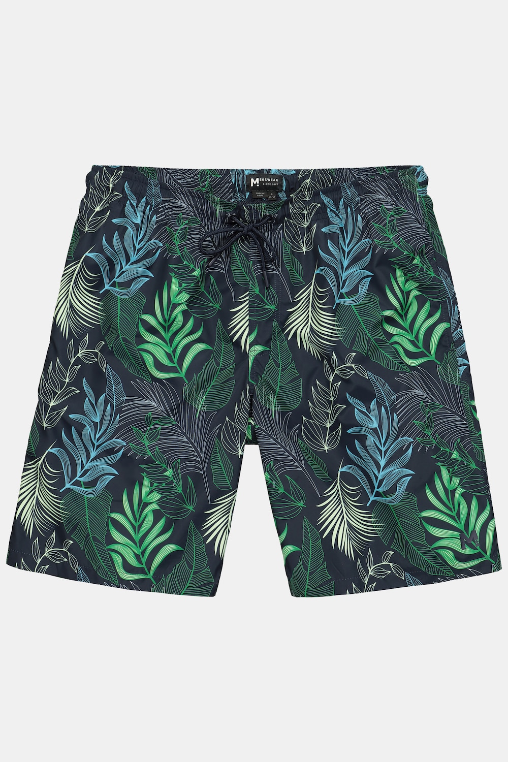 Badeshorts, Bauchfit, Alloverprint, Elastikbund, bis 8 XL