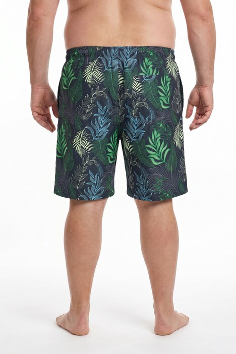 Badeshorts, Bauchfit, Alloverprint, Elastikbund, bis 8 XL