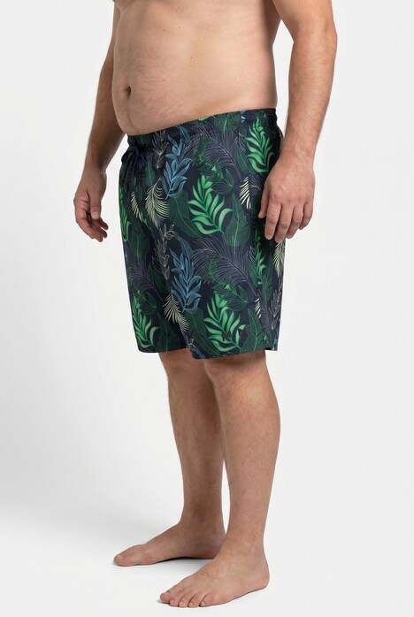 Badeshorts, Bauchfit, Alloverprint, Elastikbund, bis 8 XL