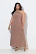 Maxikleid, Neckholder, drapiert, ärmellos