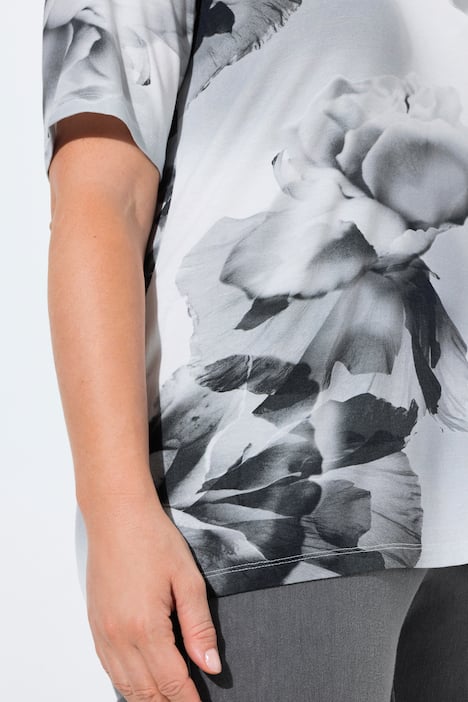 T-Shirt, V-Ausschnitt, Classic, Halbarm