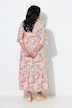 Paisley Patchwork Print Jersey Maxi Dres